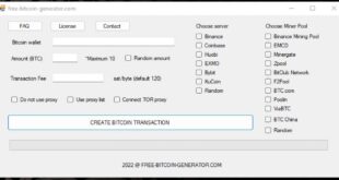 Bitcoin Transaction Generator Software