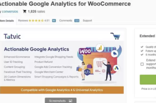 PHP Script Actionable Google Analytics for WooCommerce