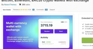 Bitcoin, Ethereum, ERC20 crypto wallets with exchange (Nulled)