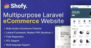 Shofy – eCommerce & Multivendor Marketplace Laravel Platform (Nulled)