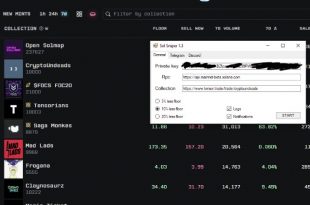 Solana NFT sniping bot for the marketplace